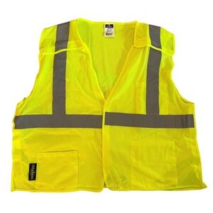 Radians Radwear SV4GM High Visibility Safety Vest Yellow Mesh Class 2 XL